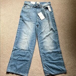 DL1961 Light Blue Wide Leg Jeans